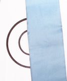 Light Blue Colour Plain Tissue Organza Fabric