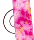 Magenta Colour Tie Dye Pattern Cotton Fabric