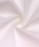 White Colour Plain Poplin Cotton Fabric