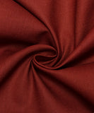 Dark Brown Colour Plain Poplin Cotton Fabric