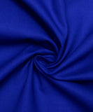 Royal Blue Colour Plain Poplin Cotton Fabric