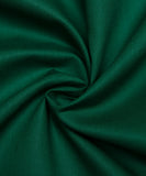 Dark Green Colour Plain Poplin Cotton Fabric