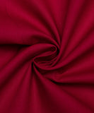 Maroon Colour Plain Poplin Cotton Fabric