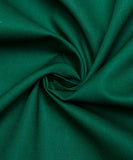 Green Colour Plain Poplin Cotton Fabric