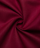 Maroon Plain Poplin Cotton Fabric