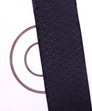 Navy Blue Colour Cut Work Design Satin Brocade Silk Fabric ( 3 Meter )