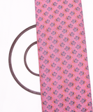 Pink Colour Butti Print Cotton Fabric