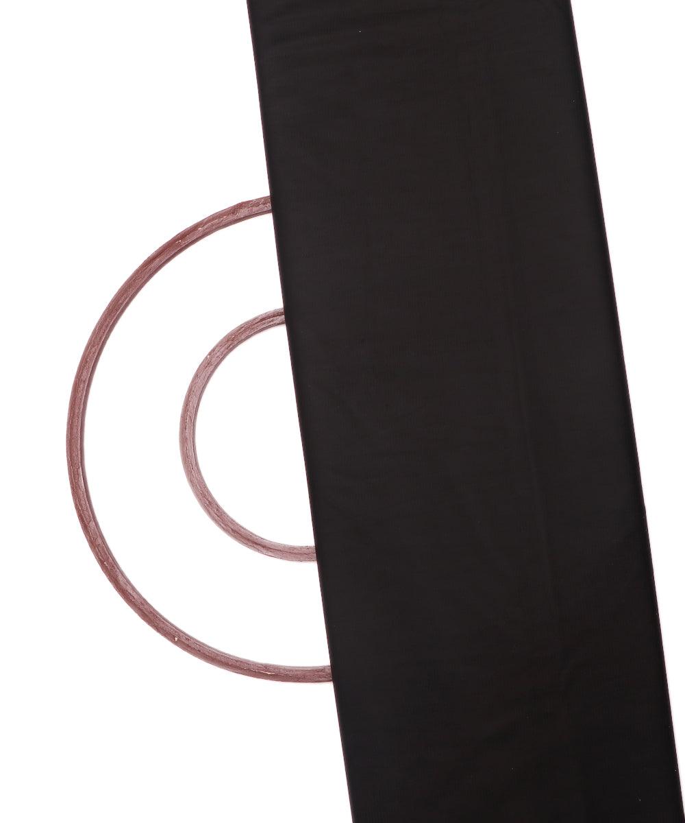 black plain tissue net fabric