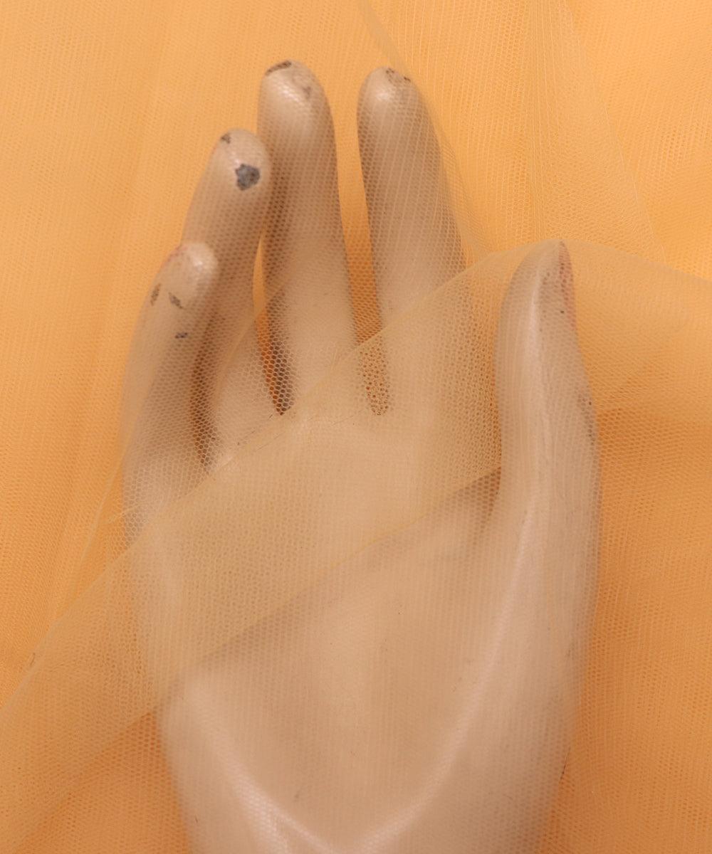 white plain tissue net fabric
