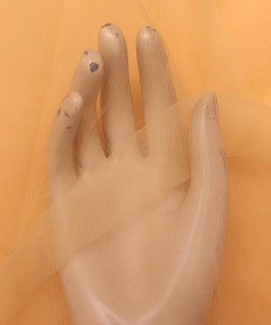 white plain tissue net fabric