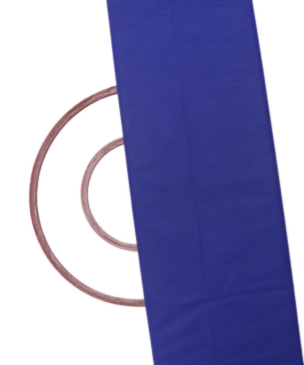 blue plain tissue net fabric 1