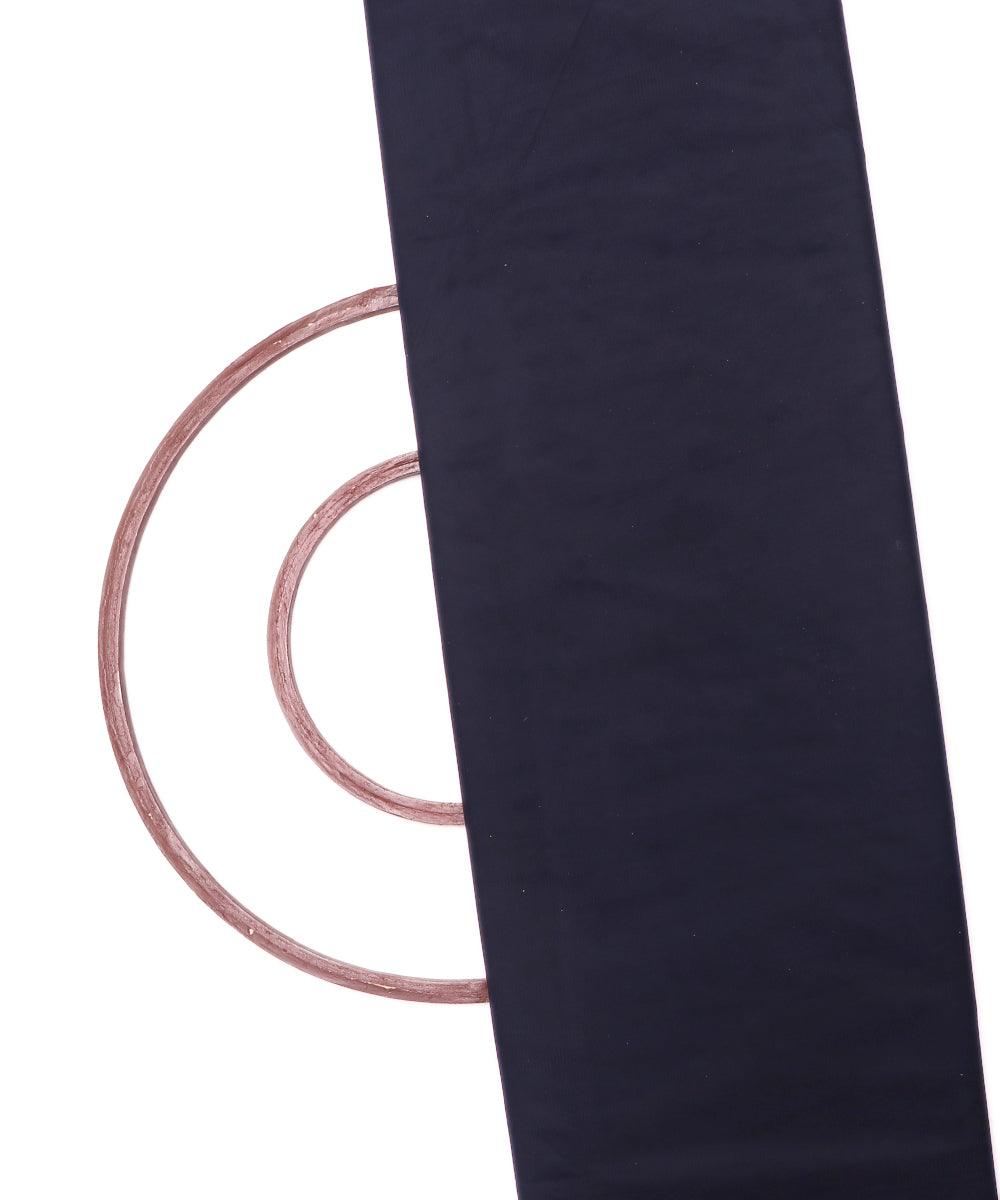 neavy blue plain tissue net fabric