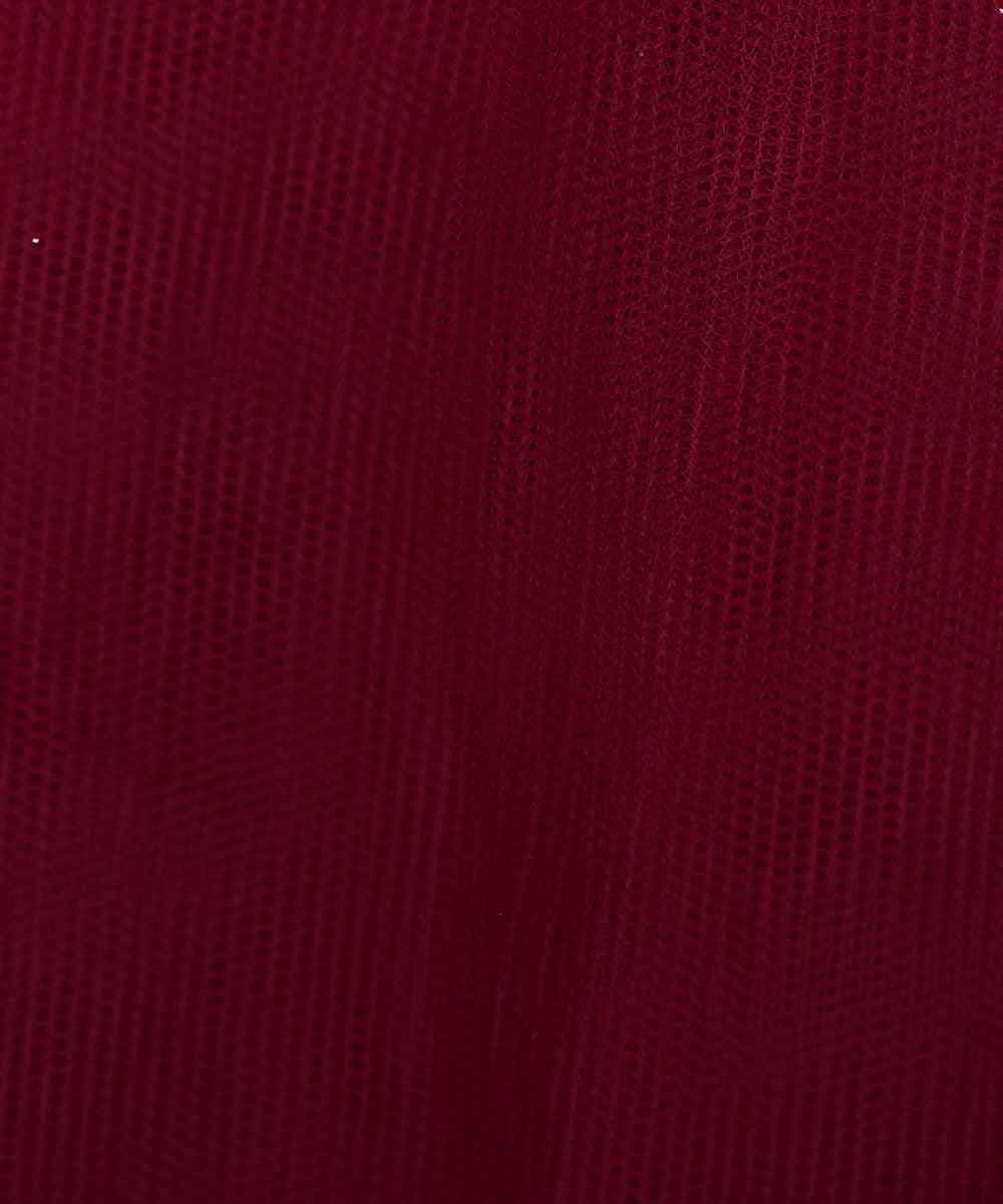 purple plain tissue net fabric
