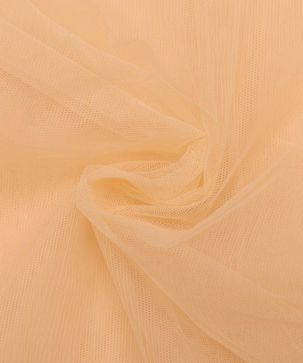 mint green plain tissue net fabric