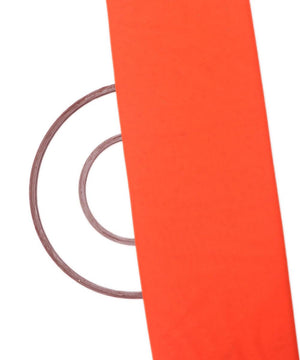 orange plain tissue net fabric
