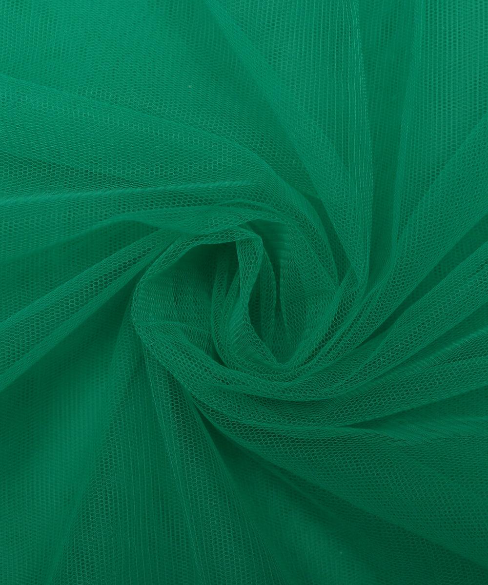green plain tissue net fabric