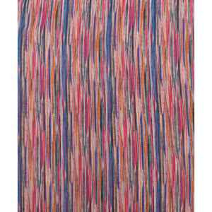 multi colour lining print georgette fabric