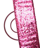 Pink Sequin Net Embroidery Fabric