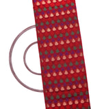 Maroon Colour Tree design Chanderi Silk Fabric