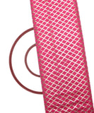 Pink Colour Checks Pattern Gotta Raw Silk Fabric