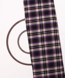 Purple Colour Checks Pattern Cotton Fabric