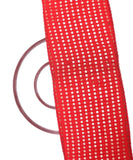 Red Colour Sequin Embroidery Uppada Silk Fabric