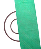 Green Colour Object Pattern Chanderi Silk Fabric