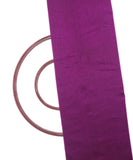 Purple Colour Plain Raw Silk Fabric