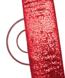 Red Sequin Net Embroidery Fabric