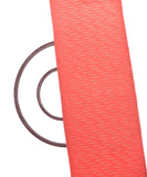 Red Colour Geometric Pattern Chanderi Silk Fabric
