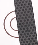 Black Colour 3D Circuler Design Jacquard Fabric