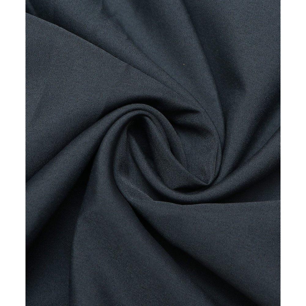 Charcoal Colour Plain Crepe Fabric