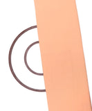 Peach Colour Plain Crepe Fabric