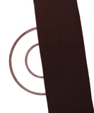 Brown Colour Plain Crepe Fabric