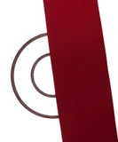 Red Colour Plain Crepe Fabric