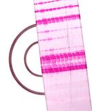 Light Pink Colour Tie Dye Print Satin Fabric