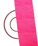 Pink Colour  Bandhani Print Muslin Fabric