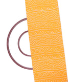 Yellow Colour Bandhani Print Muslin Fabric