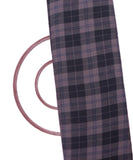 Black Colour Checks Pattern Flannel Cotton Fabric
