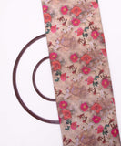 Pink Colour Floral Design Cotton Digital Print Fabric
