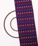 Purple Colour Tree Design Chanderi Silk Fabric