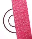 Pink Colour Geometric Print Cotton Fabric