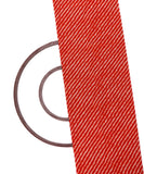 Red Colour Lehariya Pattern Cotton Fabric