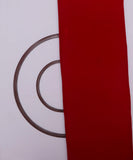 Red Colour Plain Velvet Fabric