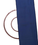 Navy Blue Colour Plain Satin Fabric