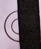 Black Colour Sequin Embroidery Velvet Fabric