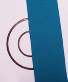 Light Colour Blue Plain Pleated Georgette Fabric