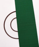 Bottle Green Colour Cotton ChikanKari Fabric ( 2 Meter )