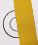 Yellow Colour Plain Slub Cotton Fabric