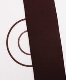 Brown Colour Plain Slub Cotton Fabric